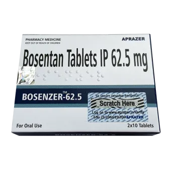 Бозентан 62,5мг Bosenzer таблетки №20
